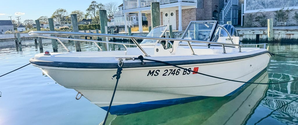 -Boston Whaler-Ventura 160 at North Wharf-IMG_3029 H Boston Whaler Ventura 160
