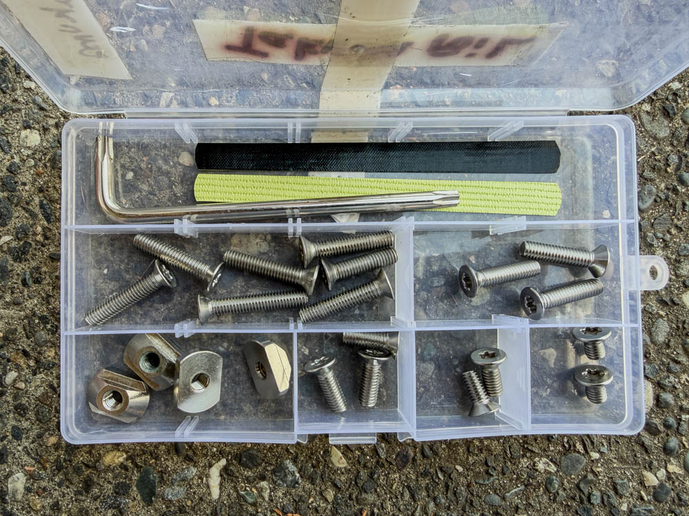 Complete spare parts set